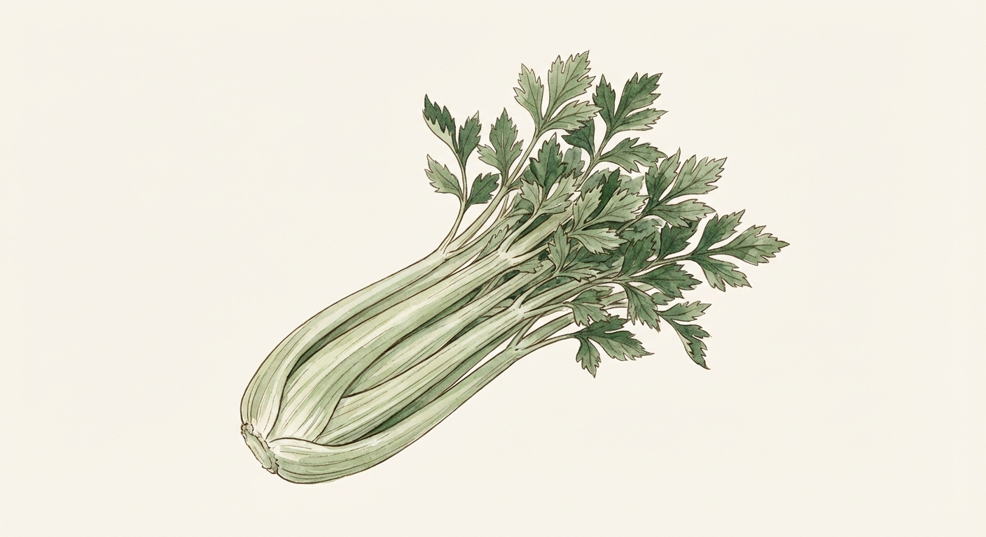Illustration botanique de Céleri